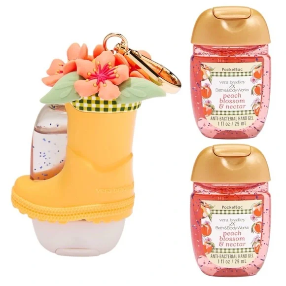 BBW × Vera Bradley Rain Boot pocketBac holder & hand sanitizers Limited Edition - Picture 8 of 9